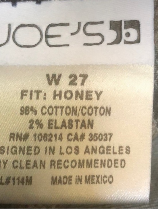 Joes Honey Fit Boot Cut Dark Wash Straight Leg Jeans - Classic Indigo - Picture 5 of 8